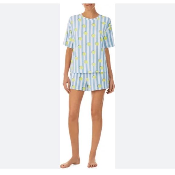 Toss Designs - Pajama Short Set - Tennis Dogs: L